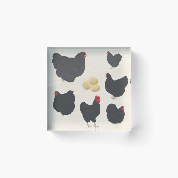 Item preview, Black Orpington Chicken White designed and sold by Ashley Gagnon.