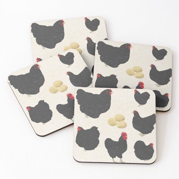 Item preview, Black Orpington Chicken White designed and sold by Ashley Gagnon.
