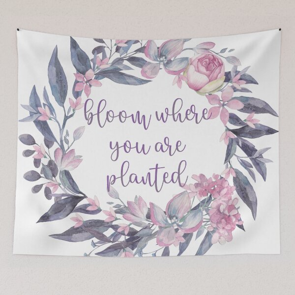 Item preview, bloom where you are planted pink floral designed and sold by Floralife.