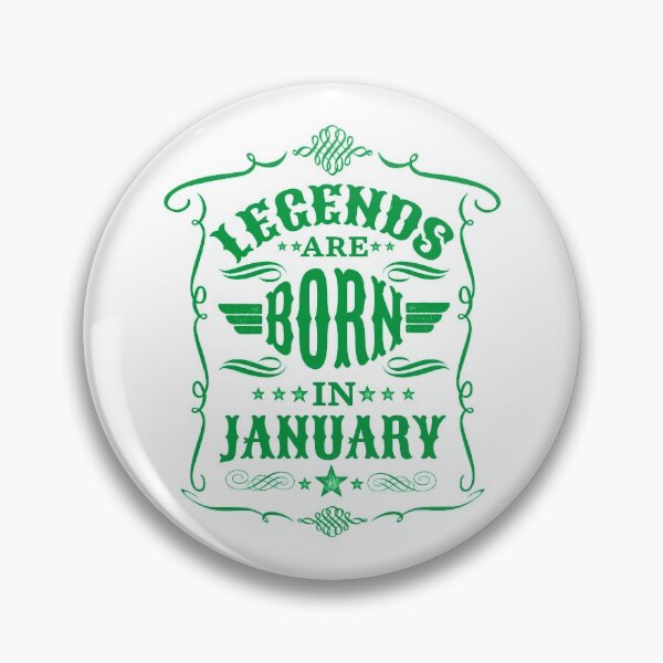 Item preview, Legend Are Born In January designed and sold by trekker63.