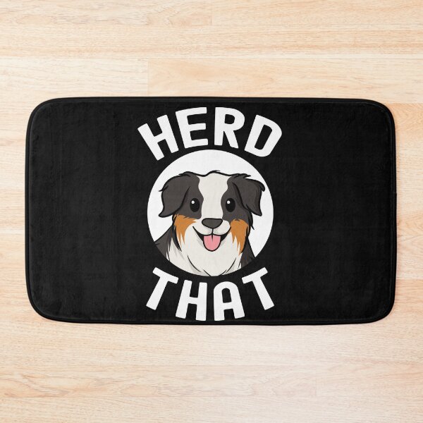 Item preview, Funny Herd That Red Merle Aussie Dog Australian Shepherd designed and sold by dachashcraft.