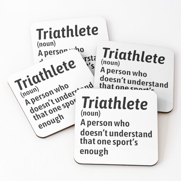 Item preview, Swim Bike Run Triathlon Triathlete Athletics Funny designed and sold by CuteDesigns1.