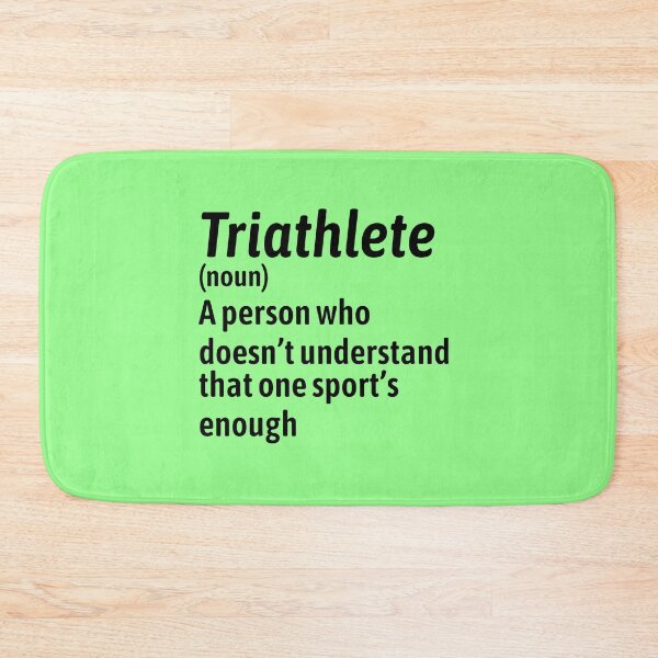 Item preview, Swim Bike Run Triathlon Triathlete Athletics Funny designed and sold by CuteDesigns1.