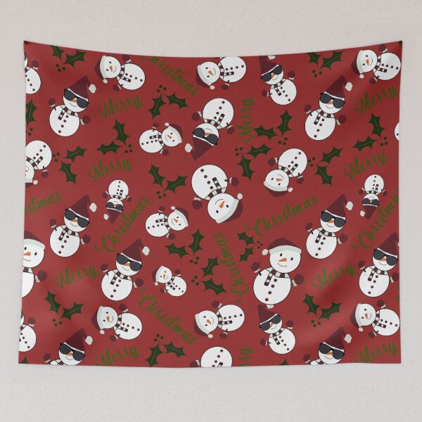 Item preview, Snow man Santa Claus designed and sold by skysshobu.