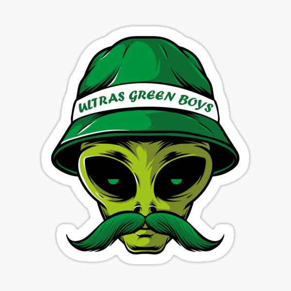 Ultras Green Boys Raja Casablanca RCA Curva Sud Sticker