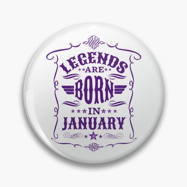 Item preview, Legend Are Born In January designed and sold by trekker63.