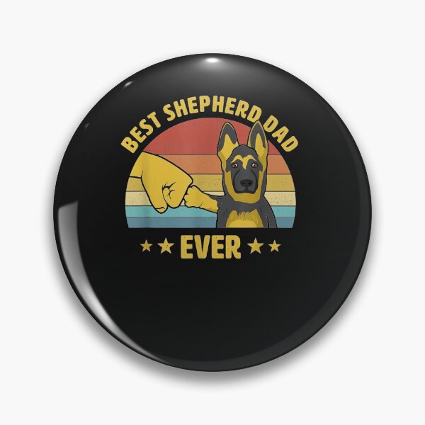 Artikelvorschau, Mens Best German Shepherd Dad Ever Vintage Puppy Lover Design T-Shirt entworfen und verkauft von Ultimate-Capeto.