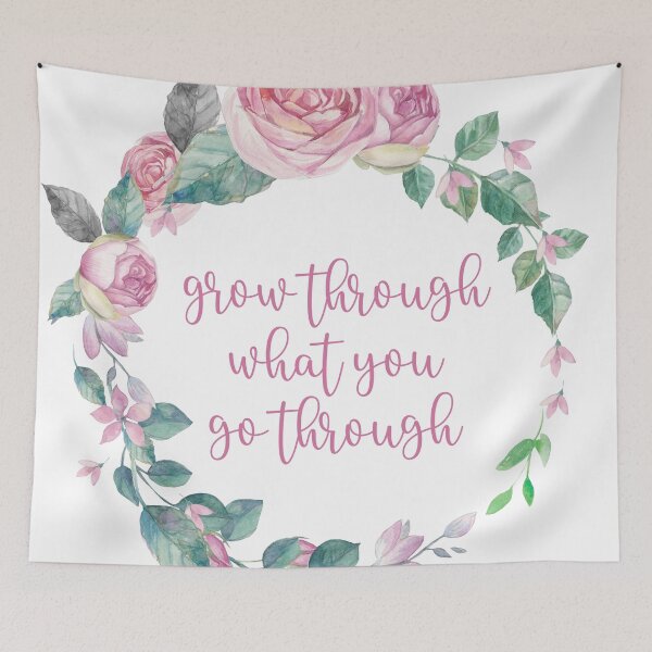 Item preview, grow through what you go through designed and sold by Floralife.