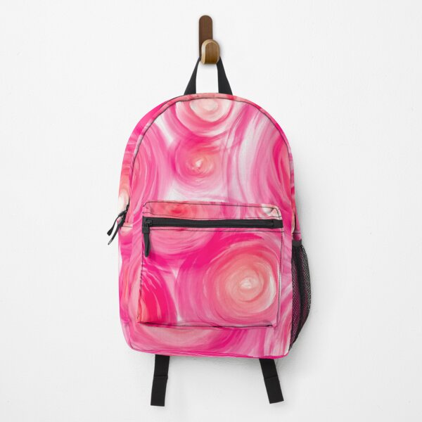 Item preview, Pink Red Garden Rose Watercolor Acrylic Collage Pattern Design Painting designed and sold by AEJdesign.