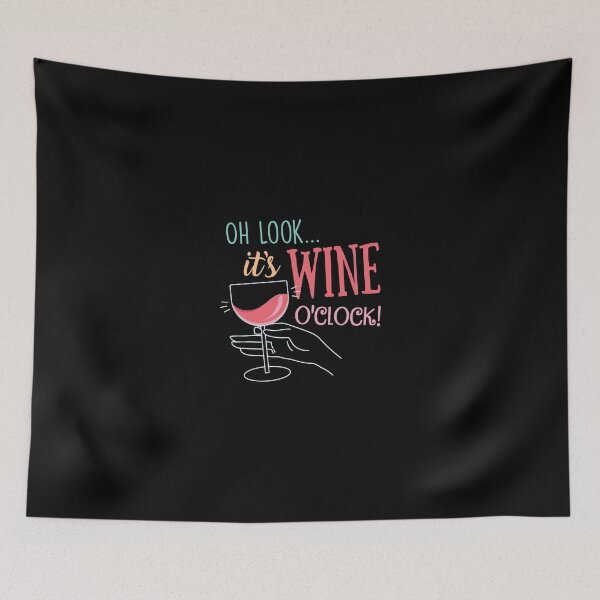 Item preview, Oh Look It'S Wine O'Clock Funny Wine Drinker Party Gift designed and sold by allahamher.