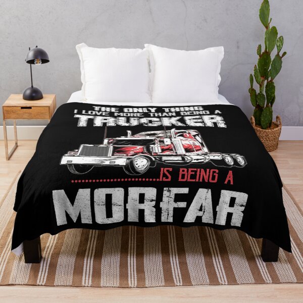 Item preview, The Only Thing I Love More Than Being A Trucker Is Being a Morfar Gifts Truck Driver Grandpa Father's Day designed and sold by lucydao123.