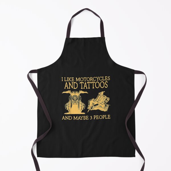 Item preview, I Like Motorcycles And Tattoos And Maybe 3 People designed and sold by vlilliesnx.