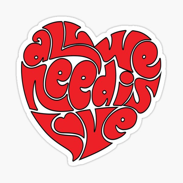 All You Need Is Love Necklace & Enamel Pin Set – The Beatles Official Store