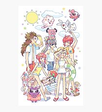 Fire Emblem - Hoshido Family at the Beach Photographic Print
