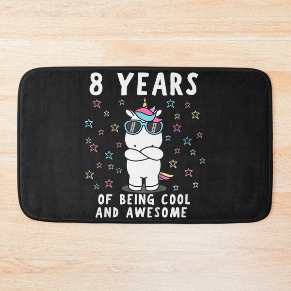 Aperçu de l'œuvre Cadeau licorne enfant 8e anniversaire fille 8 ans créée et vendue par vlilliesnx.