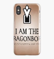 DRAGONBORN Skyrim iPhone Case/Skin