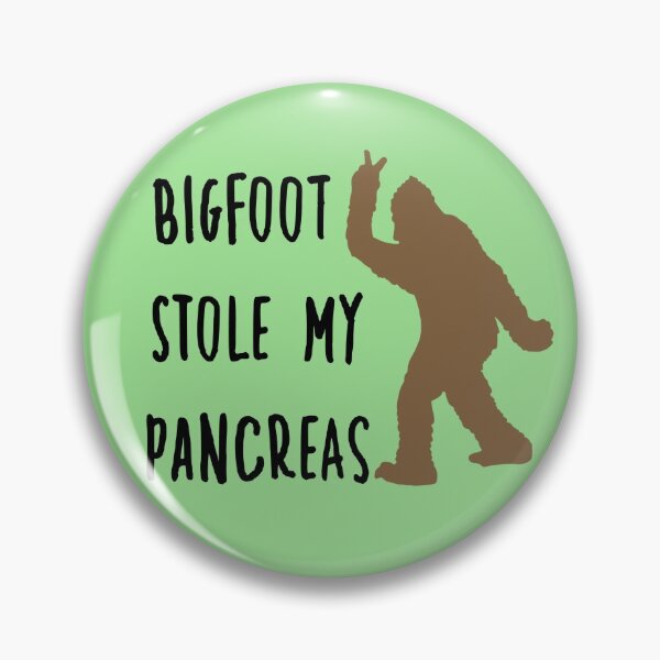 Item preview, Bigfoot Stole My Pancreas Emerald Green designed and sold by CatGirl101.