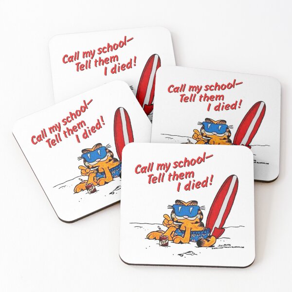 Item preview, Garfield Skips School designed and sold by FlorineLuettgen.