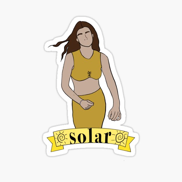"Lorde Solar Power Sticker" Sticker by sarahstickerz Redbubble