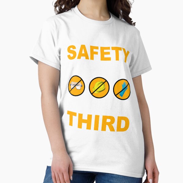 Artikel-Vorschau von Safety Third: Lustige Sicherheitsparodie, designt und verkauft von mrtraz.