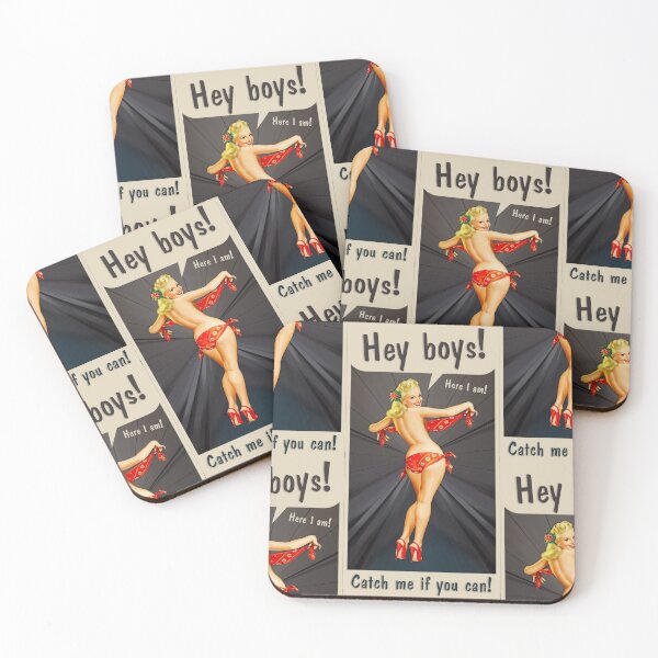 Item preview, Hey Boys! Here I am! Catch Me If You Can! designed and sold by JaneBadness.