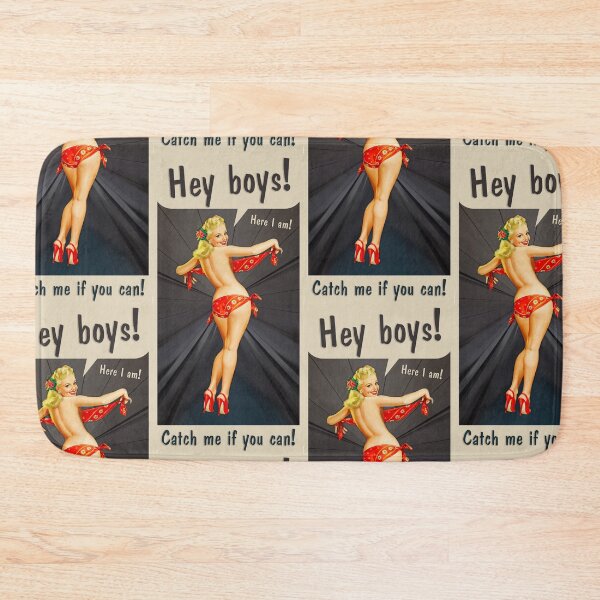 Item preview, Hey Boys! Here I am! Catch Me If You Can! designed and sold by JaneBadness.