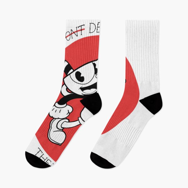 Item preview, don't deal with the devil cuphead sticker classic  designed and sold by PamelaRoberta4.