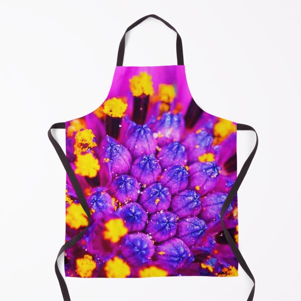 Aperçu de l'œuvre Étamines de fleurs roses, violettes et jaunes colorées folles créée et vendue par Reado71.
