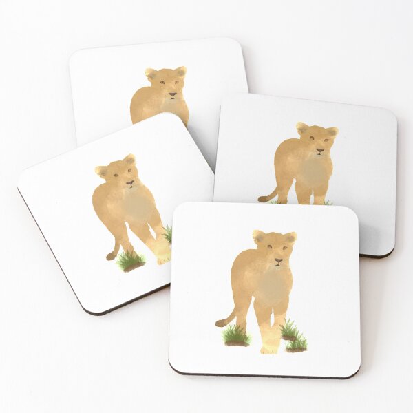 Item preview, Watercolor Lioness Stalking designed and sold by calliew1217.