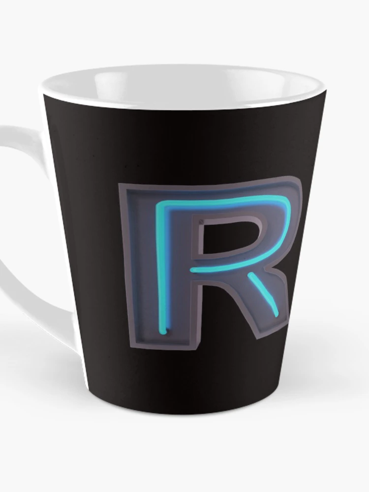 Thumbnail 3 of 4, Coffee Mug, Neon Letter Sign R- initial designed and sold by Ruby Jackson.