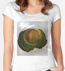 Glenagivney Beach, Inishowen, Donegal Women's Fitted Scoop T-Shirt