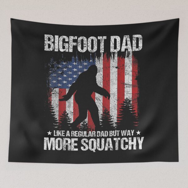 Item preview, Mens Bigfoot Dad American Flag Sasquatch Bigfoot Fathers Day designed and sold by vlilliesnx.