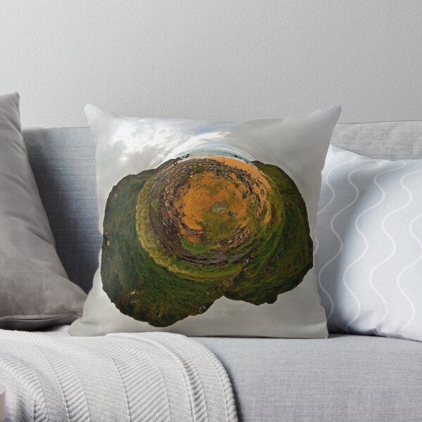 Glenagivney Beach, Inishowen, Donegal Throw Pillow
