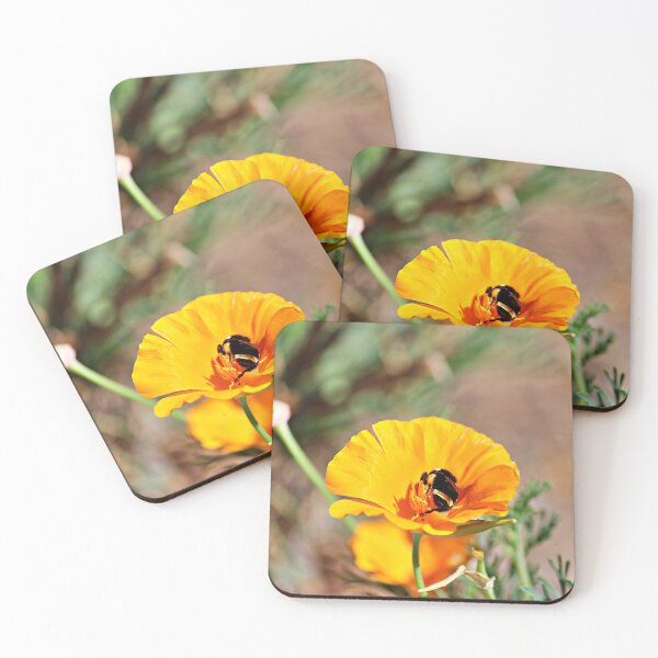 Item preview, The Bee in the California Poppy designed and sold by Martha Sherman.