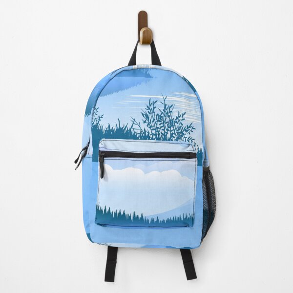 Item preview, Tranquil Sky-Blue Lake Landscape designed and sold by HappyLife4U.
