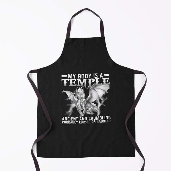 Item preview, My Body Is A Temple Ancient And Crumbling Dragon designed and sold by vlilliesnx.
