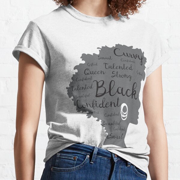 Camiseta de bebé con piel de melanina negra afroamericana con azúcar  morena, Negro 