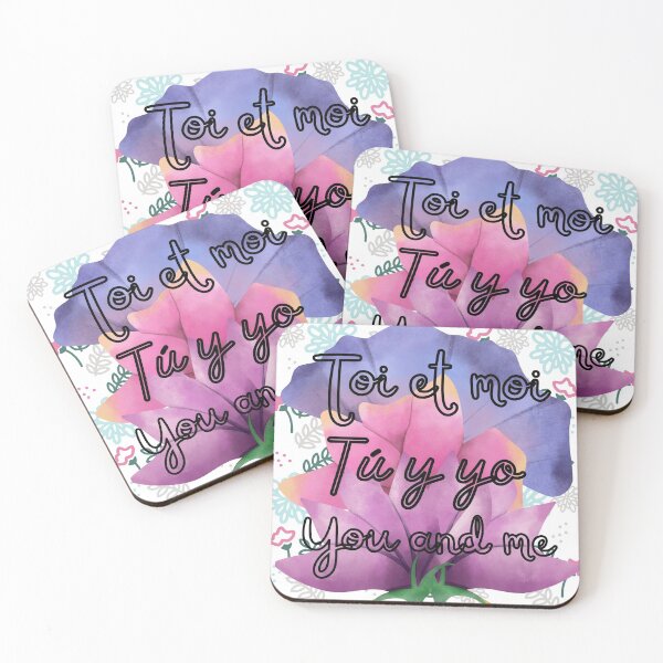 Item preview, you and me different languajes design  designed and sold by Phiiilo.