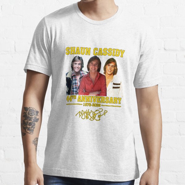 "Shaun Cassidy 44th Anniversary 19762020 . Movie s Movie ss" Tshirt