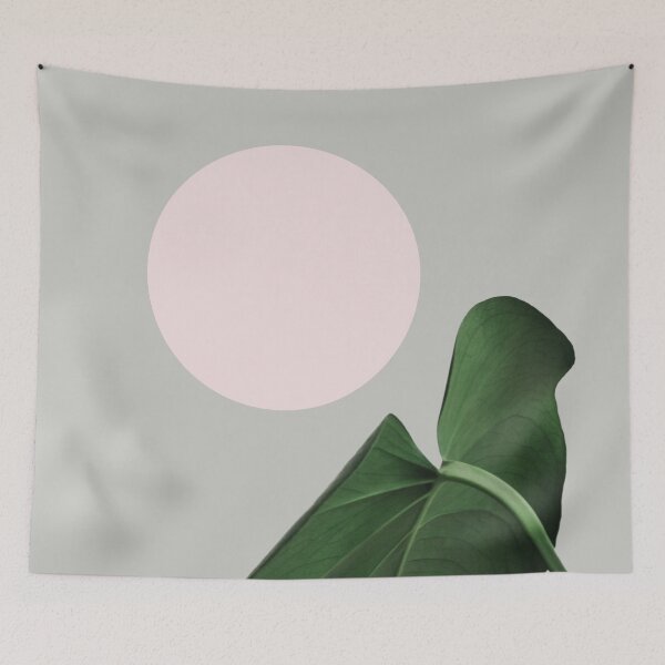 Item preview, 02_Simple plant with pink sun designed and sold by ESCAPZ.