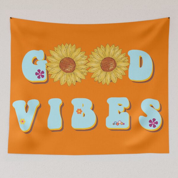 Item preview, Good Vibes Only with Sunflowers designed and sold by MagicStrawberry.