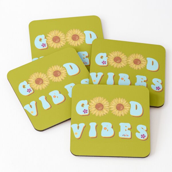Item preview, Good Vibes Only with Sunflowers designed and sold by MagicStrawberry.