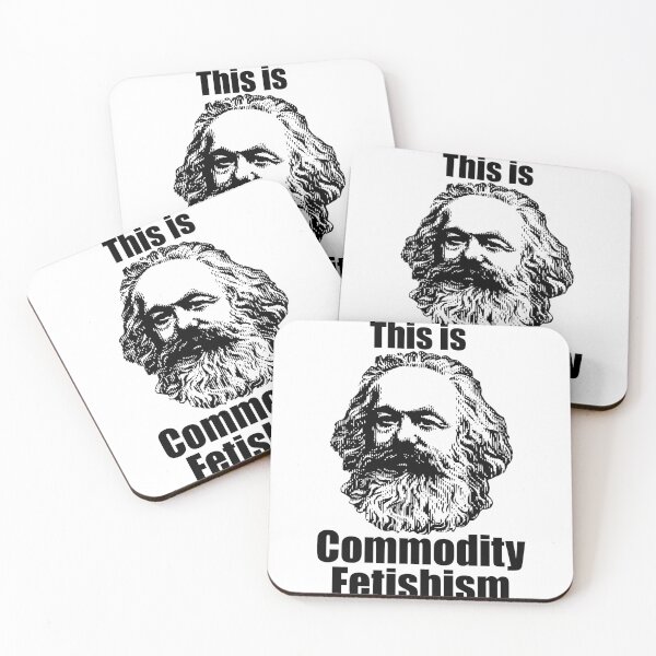 Item preview, Karl Marx Commodity Fetishism Sticker designed and sold by SelloutCentral.