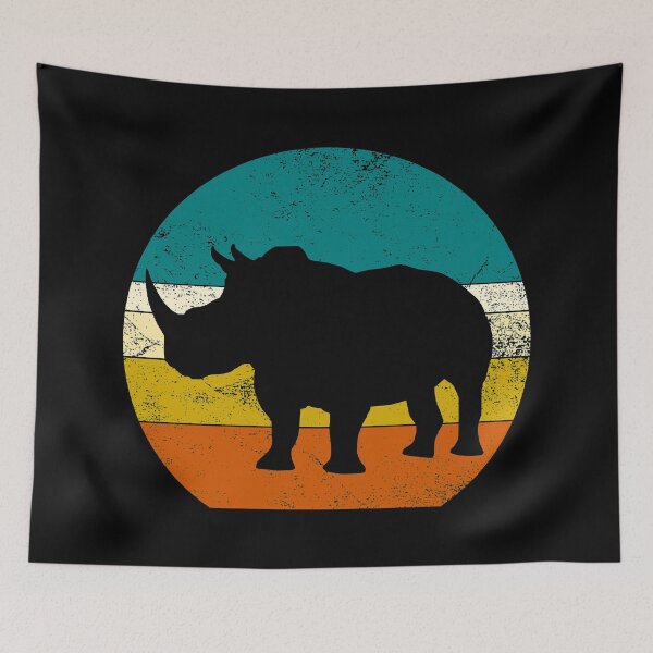 Item preview, Vintage retro rhino designed and sold by alviansyah02.