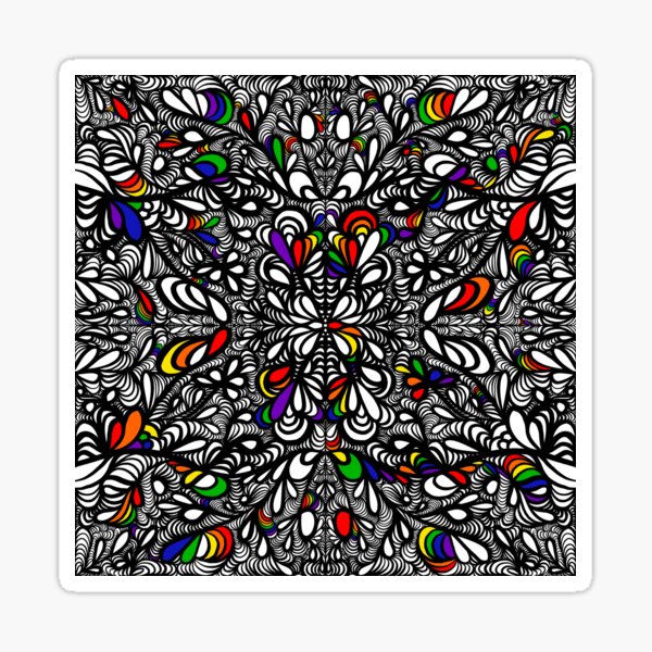 Color Splatter Sticker