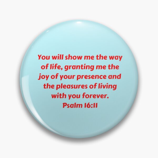 Item preview, Bible Verse Psalm 16:11 designed and sold by Prayingwarrior.