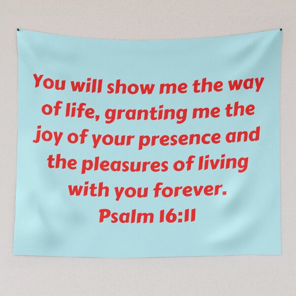 Item preview, Bible Verse Psalm 16:11 designed and sold by Prayingwarrior.