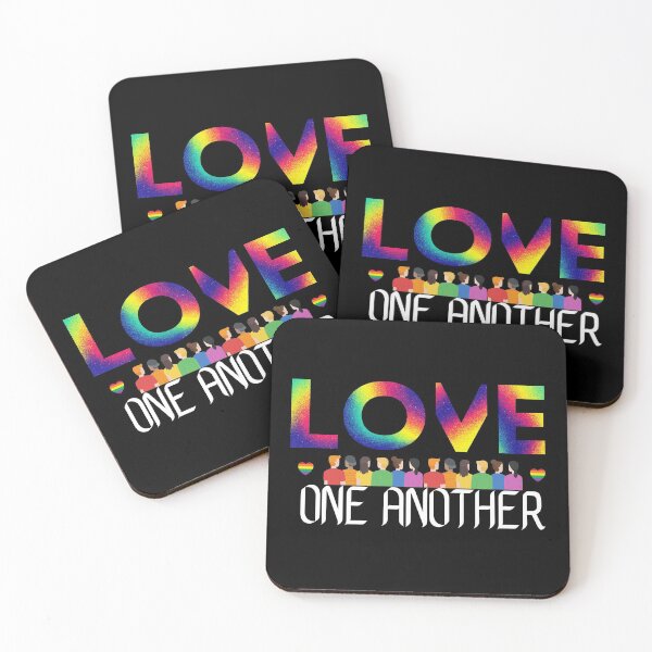 Item preview, LOVE ONE ANOTHER (Rainbow United) designed and sold by NATHYSCREATION.