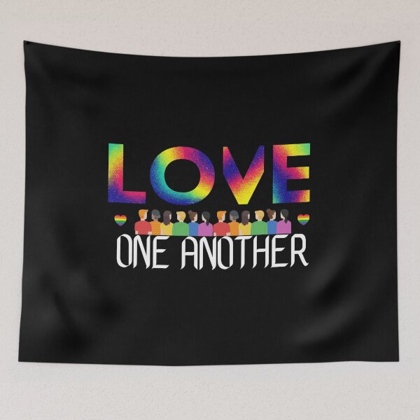 Item preview, LOVE ONE ANOTHER (Rainbow United) designed and sold by NATHYSCREATION.