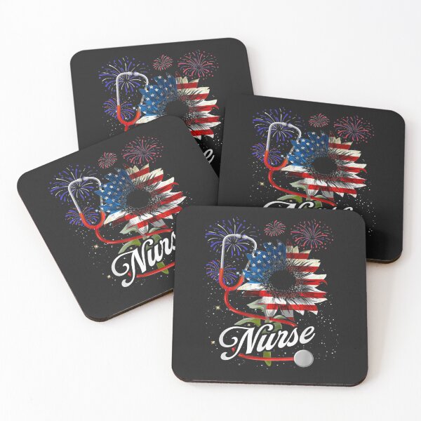 Item preview, Patriotic Nurse 4th Of July American Flag Sunflower Love designed and sold by vlilliesnx.
